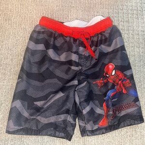 Marvel Spider-Man Black and Red Swim Shorts